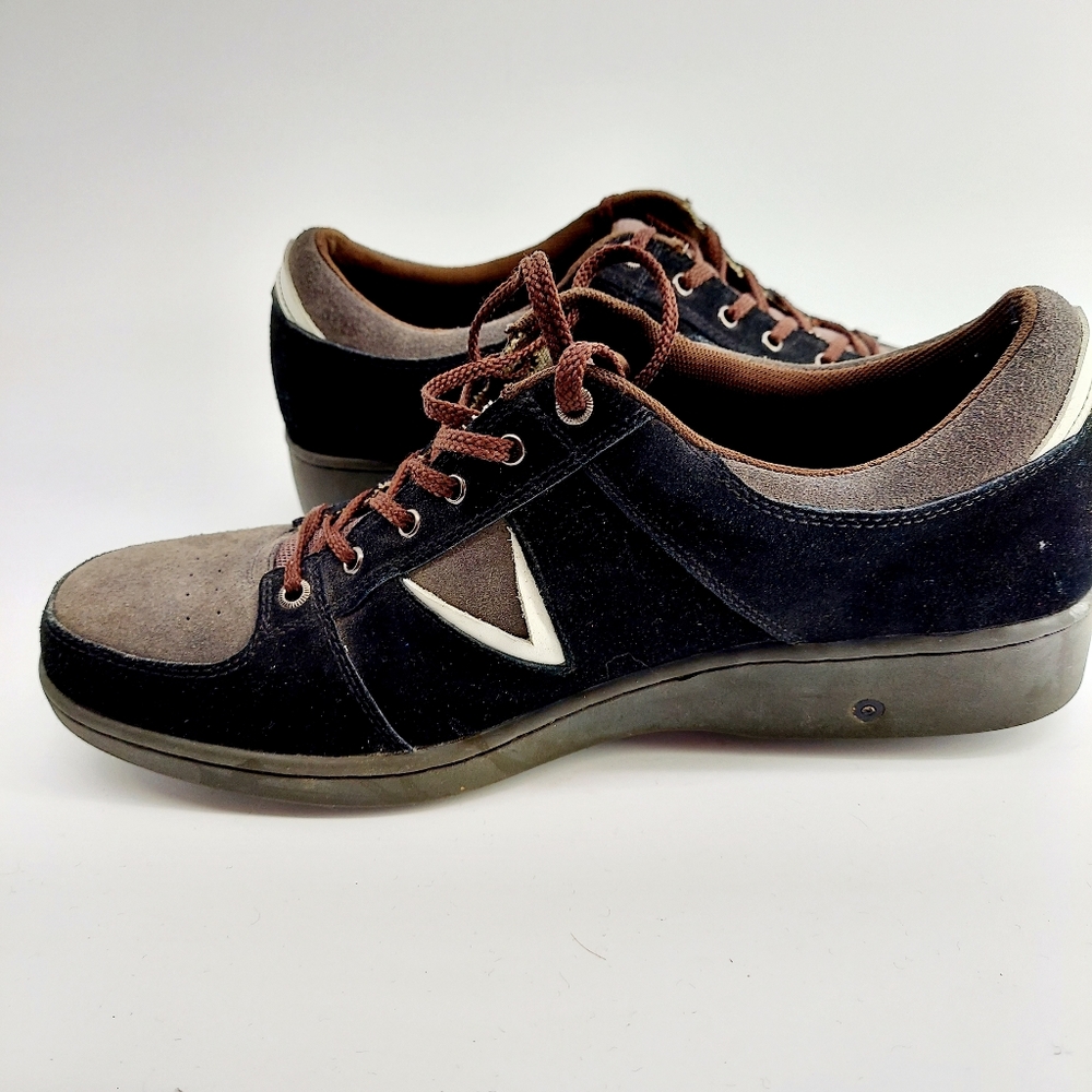 Gravity Defyer Black White Suede Sneakers 11.5 - Picture 10 of 14